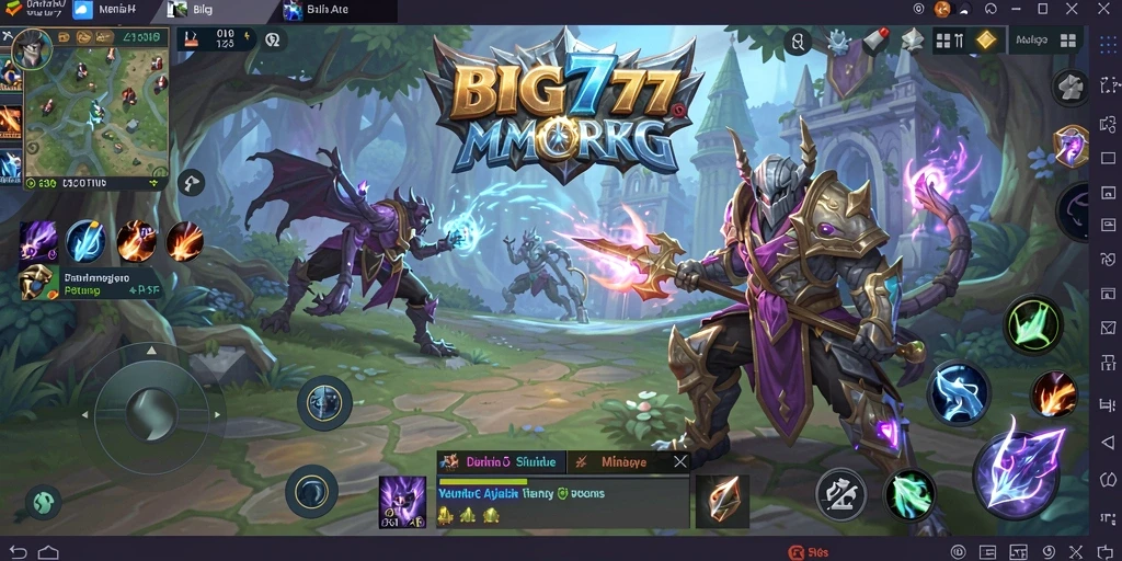 Tampilan gameplay BIG77 yang menakjubkan dalam dunia MMORPG.