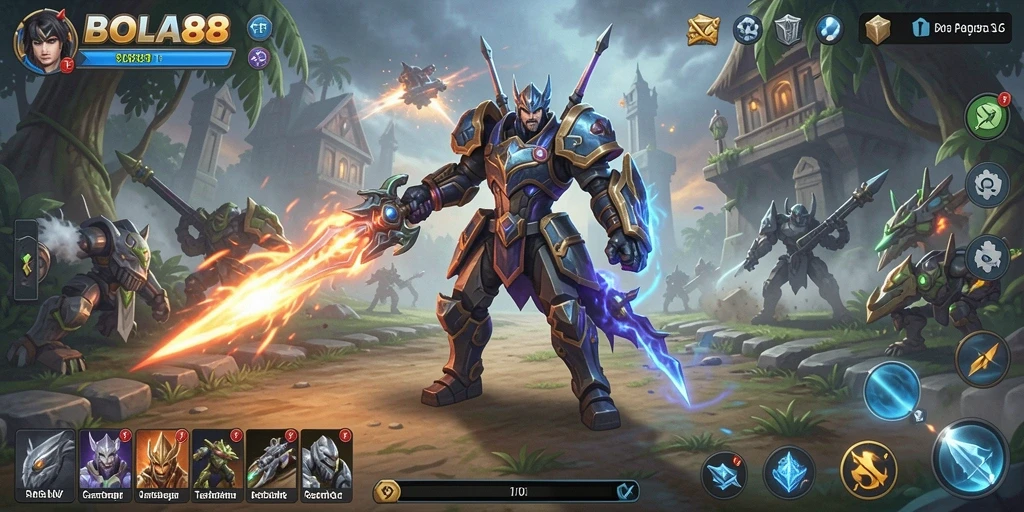 Tampilan gameplay SLG yang menampilkan aksi seru dan strategi.