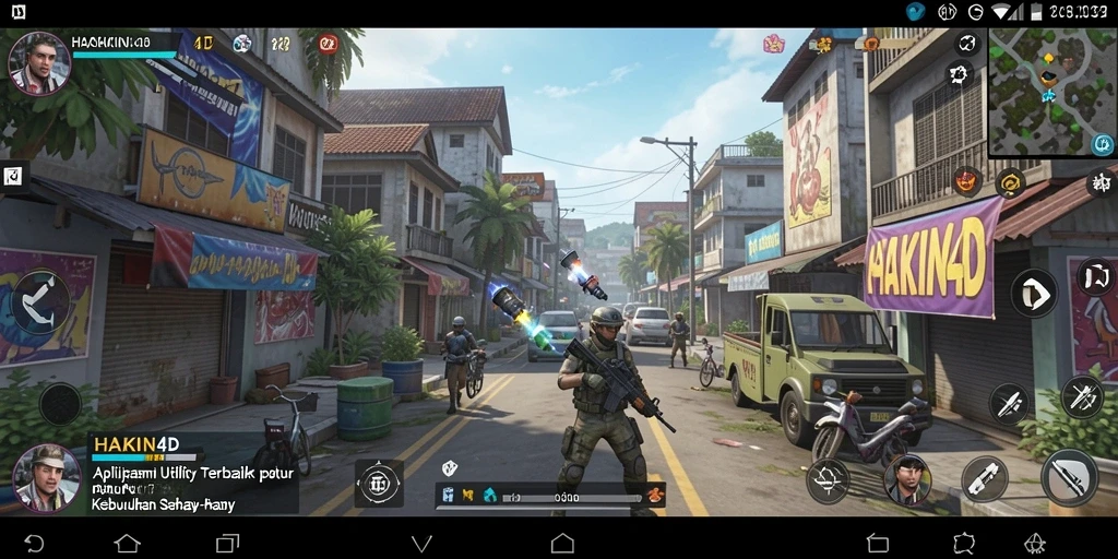 Tampilan antarmuka HAKIN4D yang intuitif dan menarik.