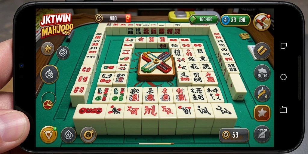 Screenshot JKTWIN menampilkan gameplay Mahjong yang menarik dan interaktif.