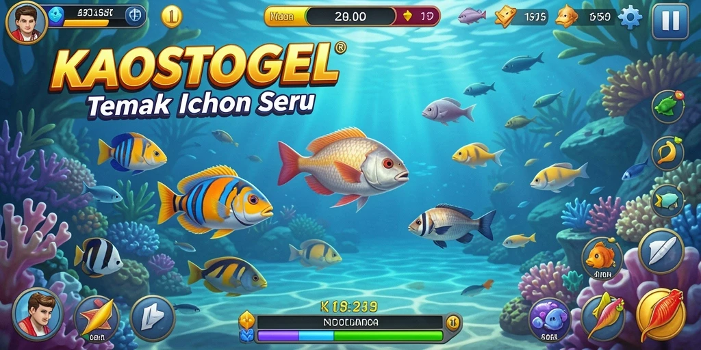 Screenshot gameplay KAOSTOGEL yang sangat memukau dan interaktif.