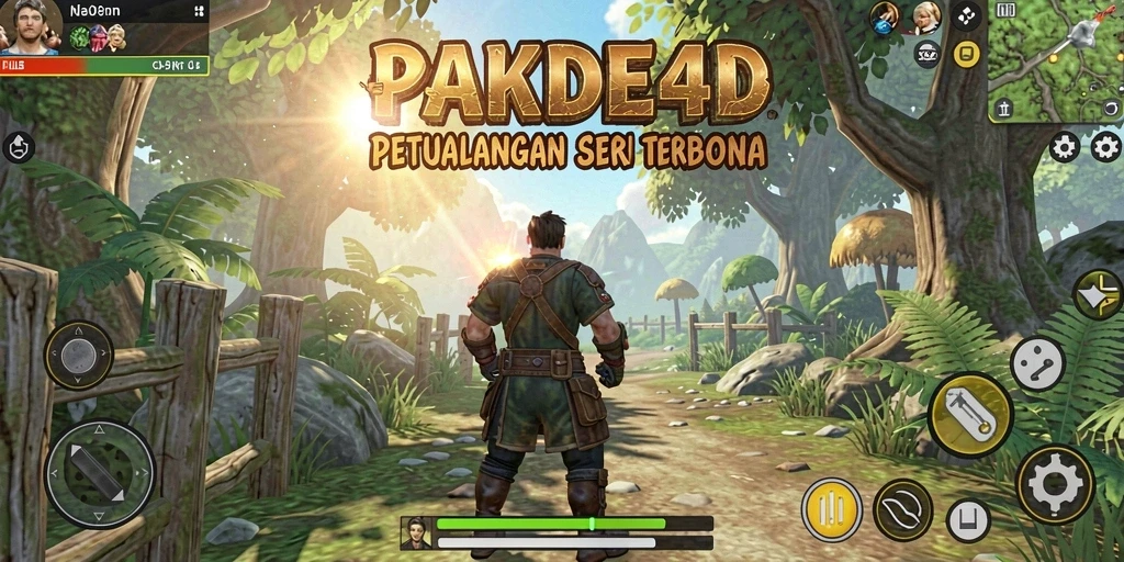 Tampilan gameplay seru dalam dunia terbuka PAKDE4D.