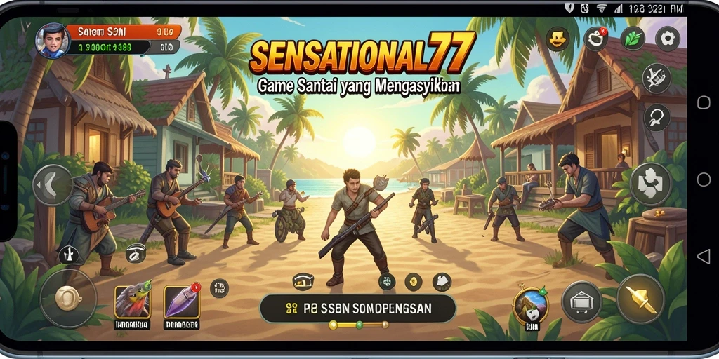 Screenshot menunjukkan gameplay seru di SENSATIONAL77 dengan tantangan menarik.