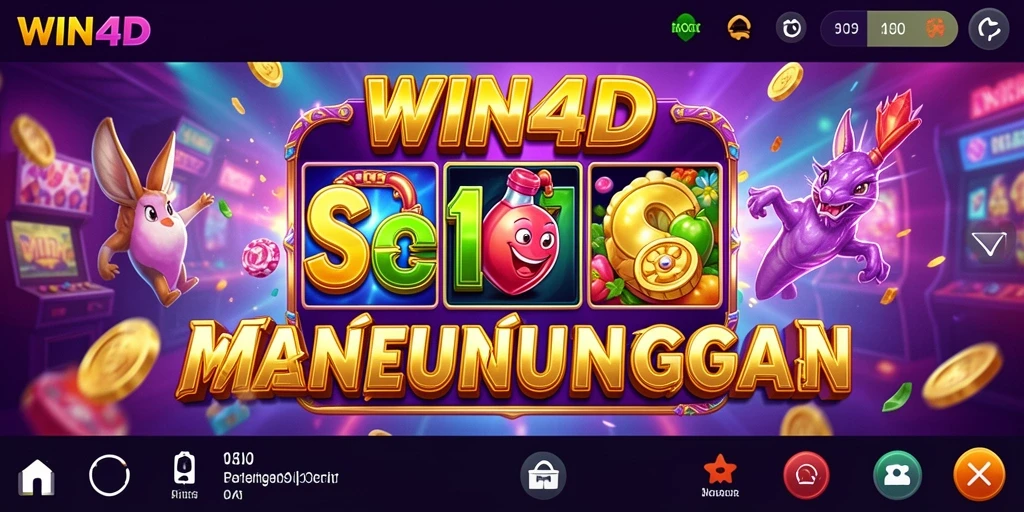 Tampilan menarik dari gameplay slot di WIN4D.